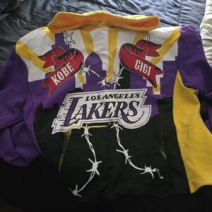 Los Angeles Lakers Hoodie with Purple and Yellow Design